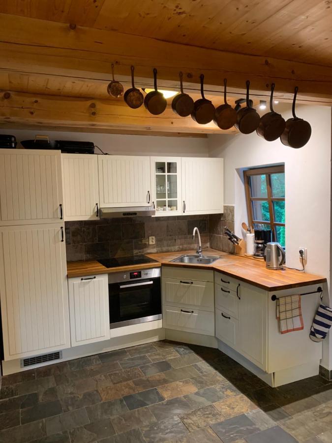 Log Cabin In Czech-Saxon Switzerland Sluknov Exterior photo